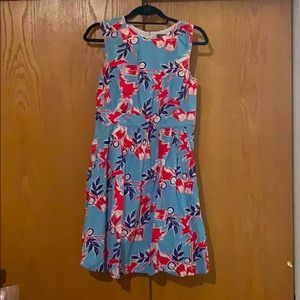 NWOT Modcloth Emily and Fin Cocktail Print Dress